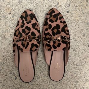 Kate Spade Leopard Mules